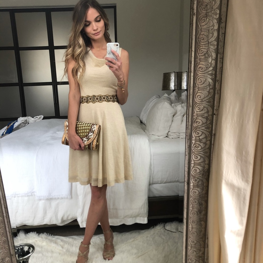 Gold dress